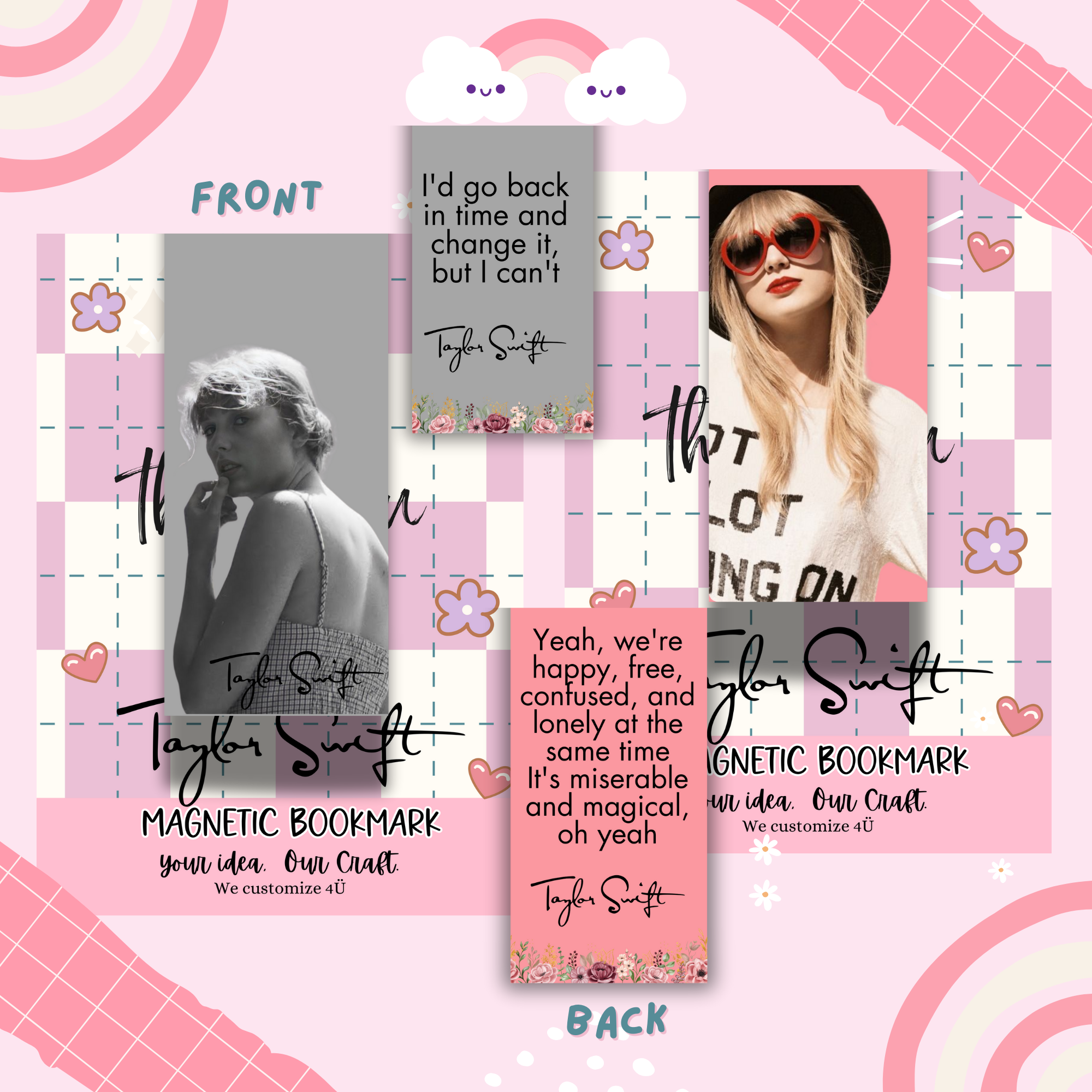 2pcs Magnetic Bookmarks  Sale Set #3_2