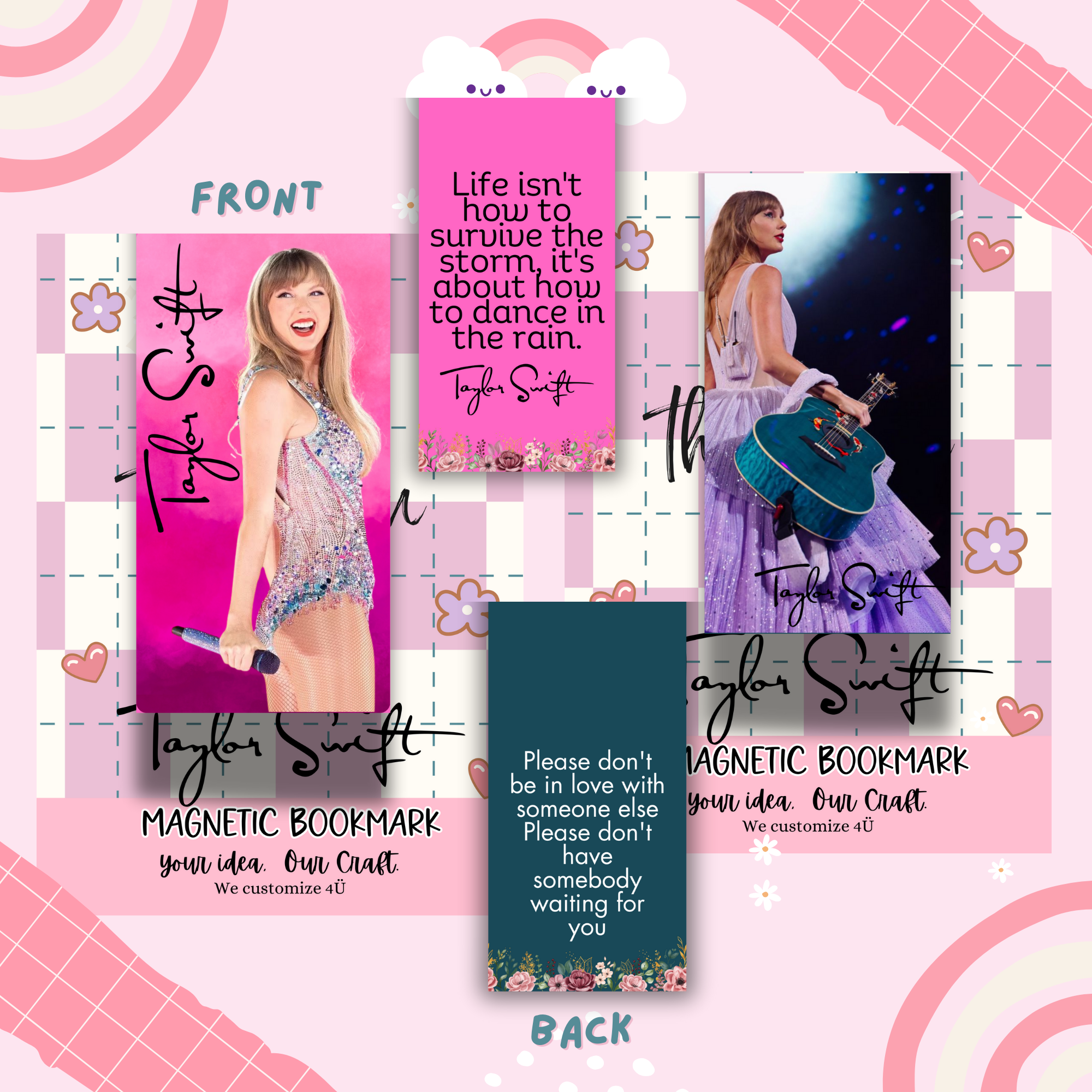 2pcs Magnetic Bookmarks  Sale Set #3_5