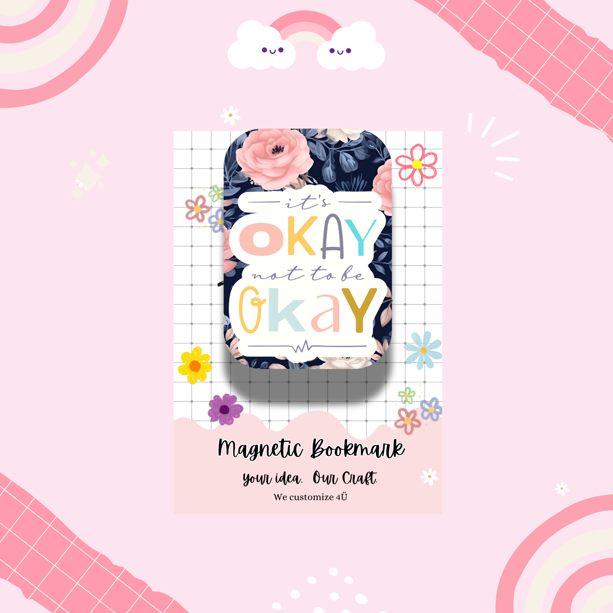 2pcs Magnetic Bookmarks  Sale Set #5_4