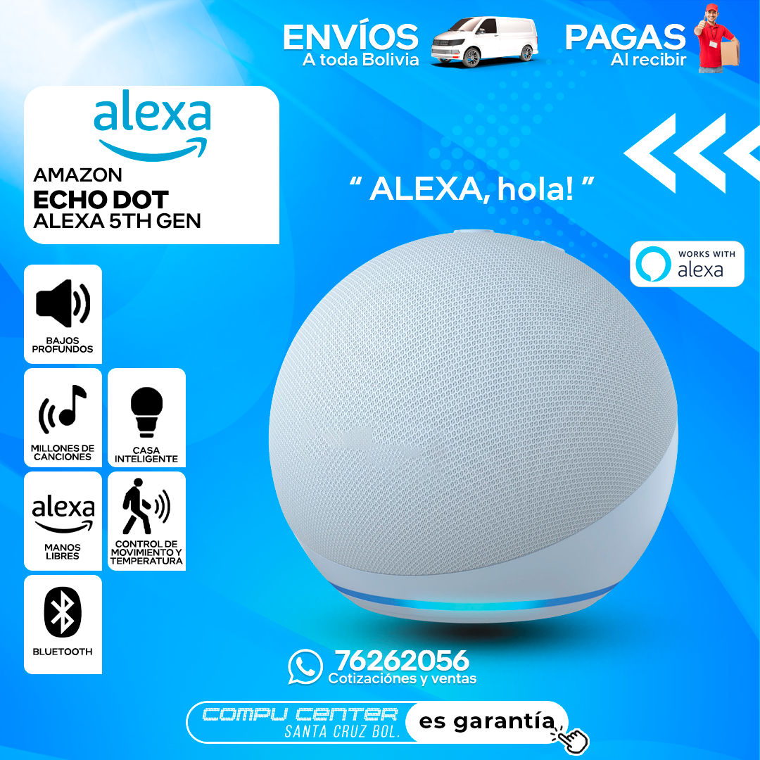 AMAZON ALEXA ECHO DOT 5TH GENERACION / SILVER_0