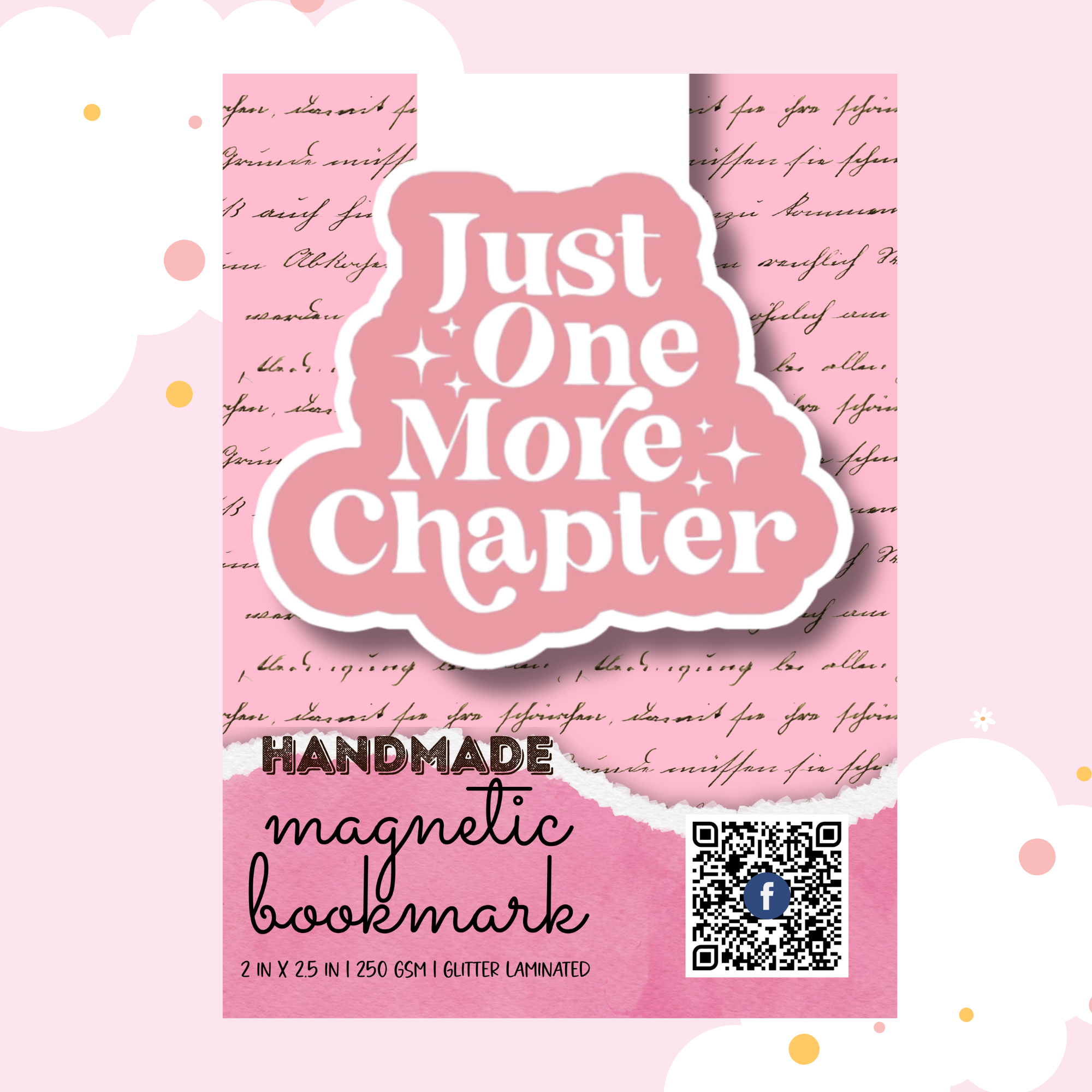 Let's go Pink Magnetic Bookmarks_4