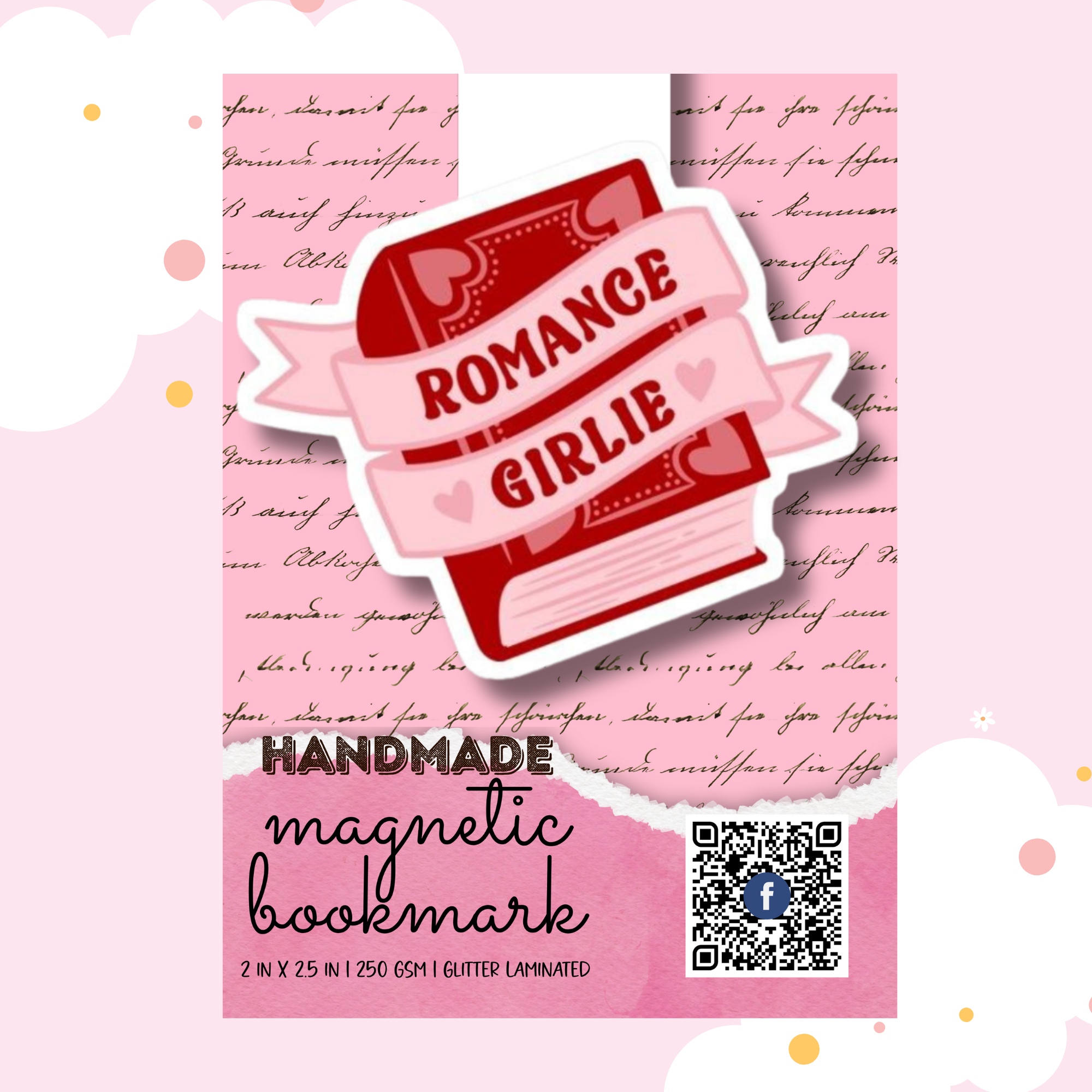 Let's go Pink Magnetic Bookmarks_2