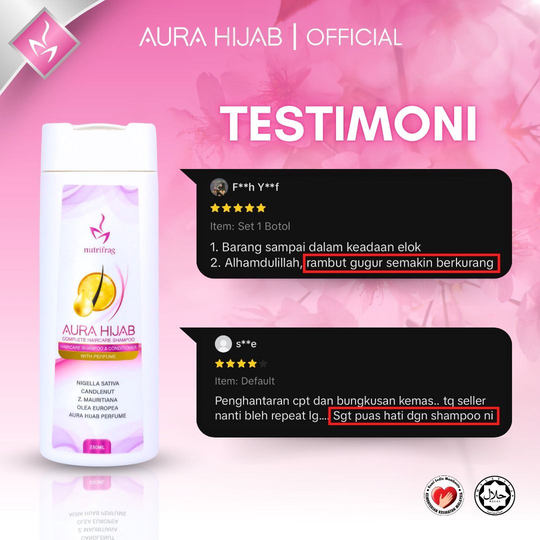Aurahijab Shampoo 230ml _8