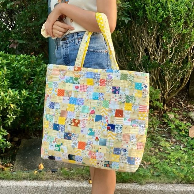 拼布Totebag 《大尺寸》_1