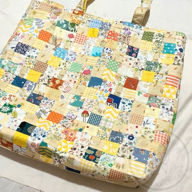 拼布Totebag 《大尺寸》_4