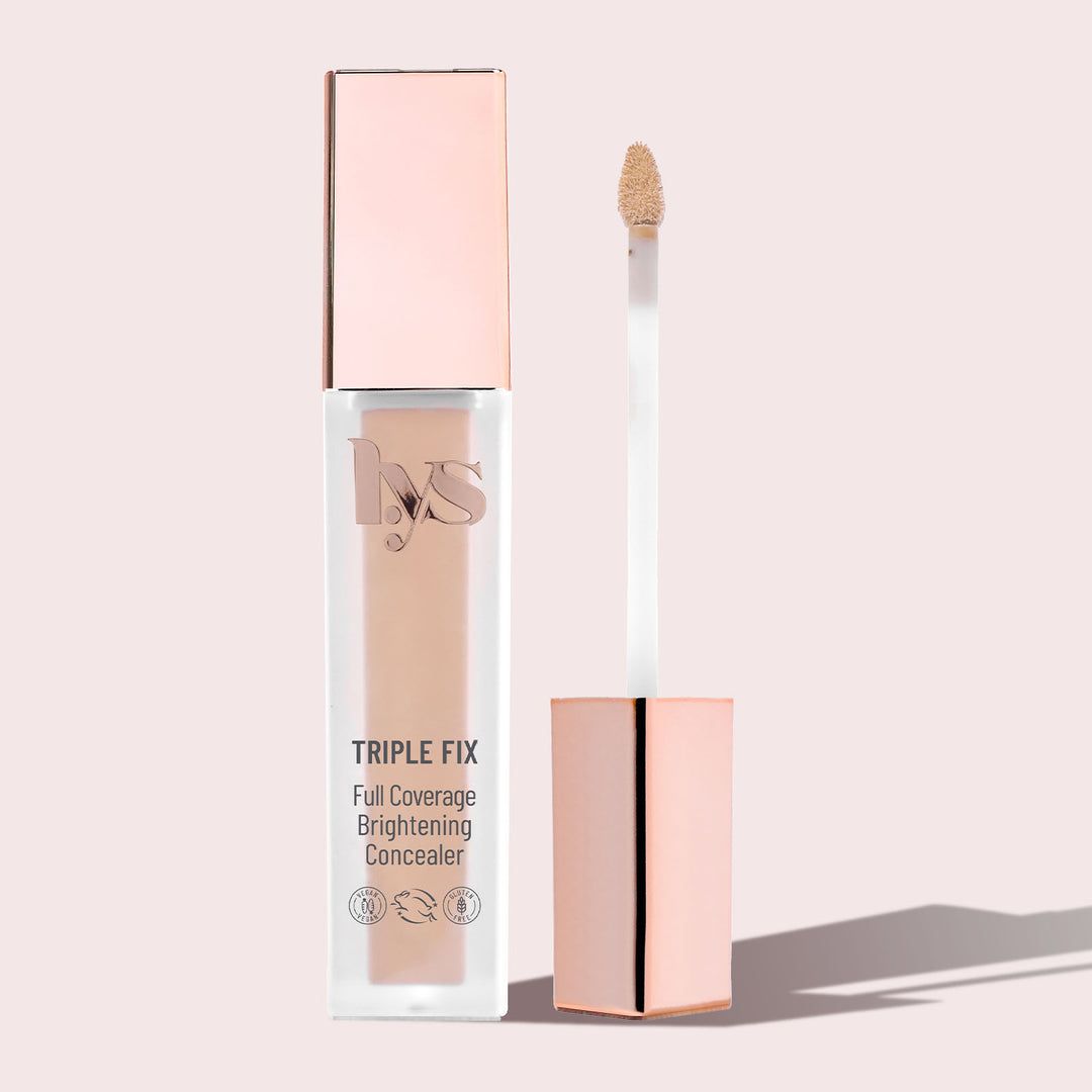 LYS Beauty Triple Fix Full Coverage Brightening Concealer with Hyaluronic Acid + Turmeric + Ashwagandha_2