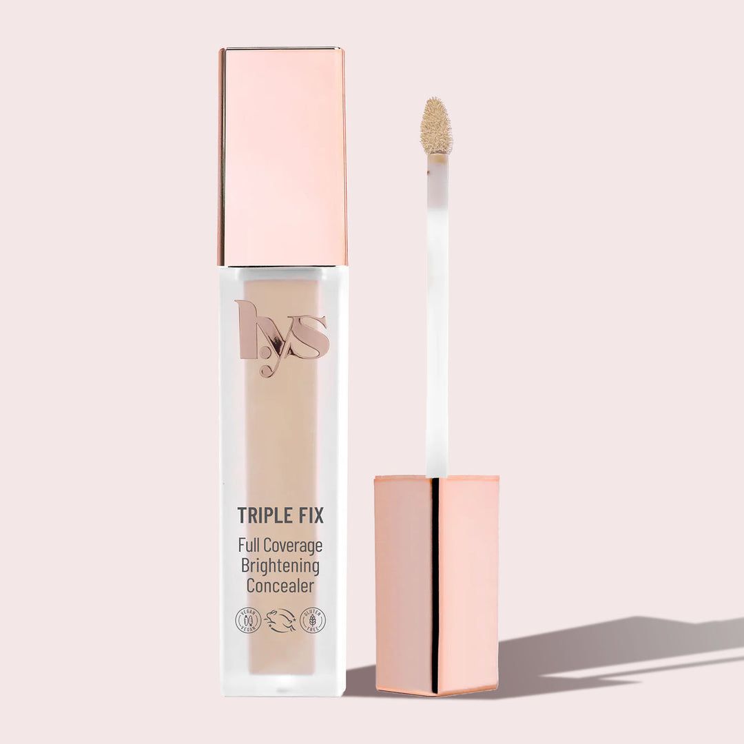 LYS Beauty Triple Fix Full Coverage Brightening Concealer with Hyaluronic Acid + Turmeric + Ashwagandha_3