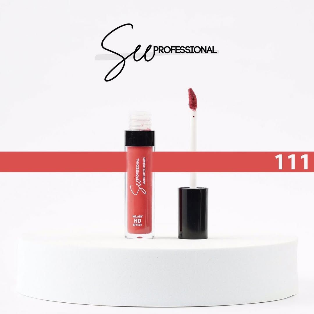 See Professional LIQUID LIPCREAM MATTE - سي بروفيشنال اقلام حمرة_7