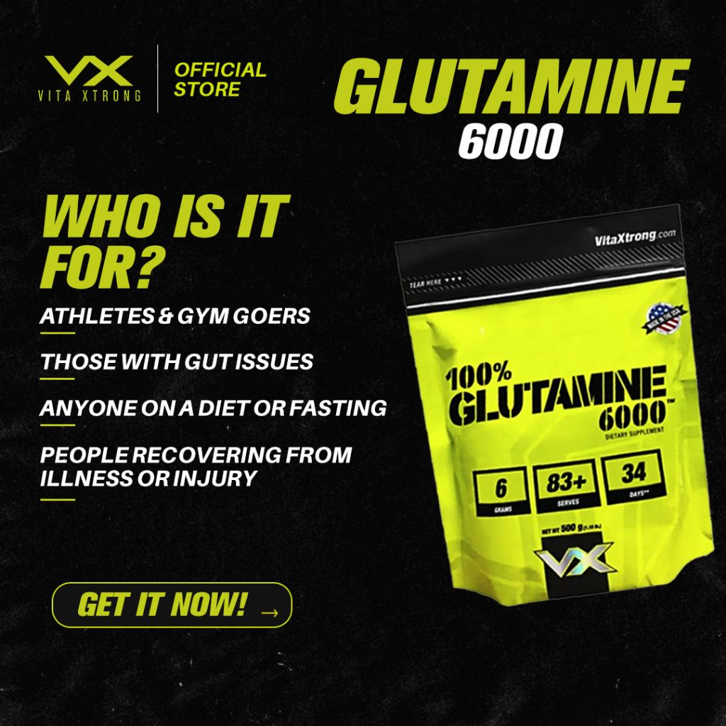 VITAXTRONG 100% Glutamine [300g / 500g / 1kg] – Faster Muscle Recovery, Repair & Immune Boost [VX]_3