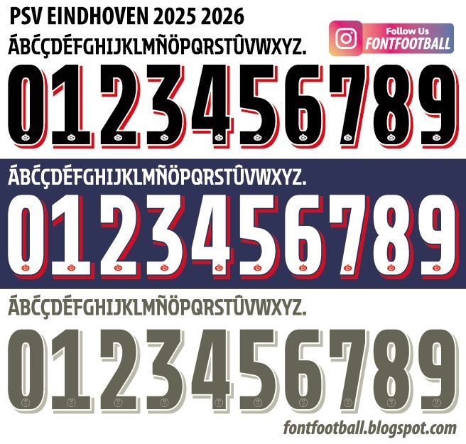 Font Vector PSV Eindhoven 2025 2026 kit_0