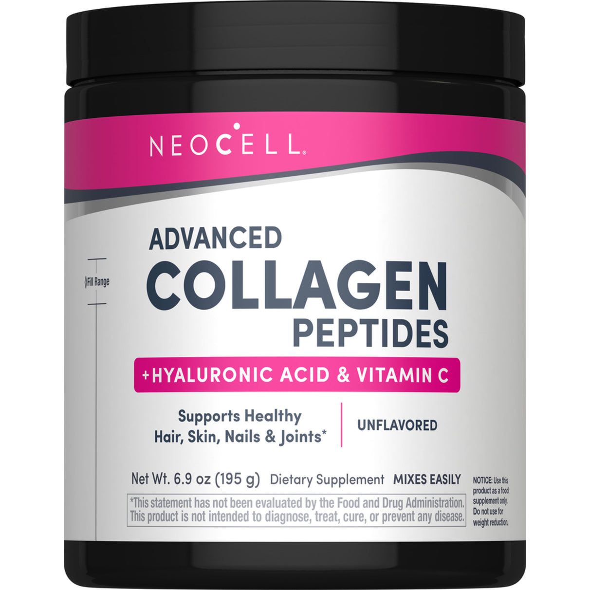 NeoCell Super Collagen Plus With Vitamin C and Hyaluronic Acid, 6.9 oz., 1 Canister_0