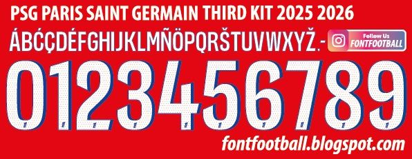 Font Vector PSG Ligue 1 3rd Third 2025 2026 kit_0