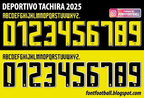 Font Vector Deportivo Tachira 2025 kit_0