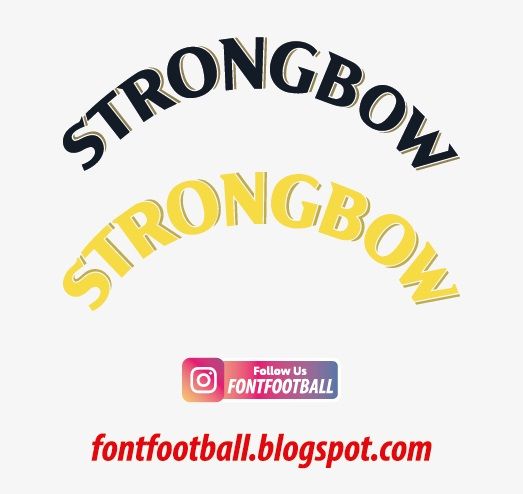 Patch Badge Logo Sponsor Strongbow Leeds United Vector_0