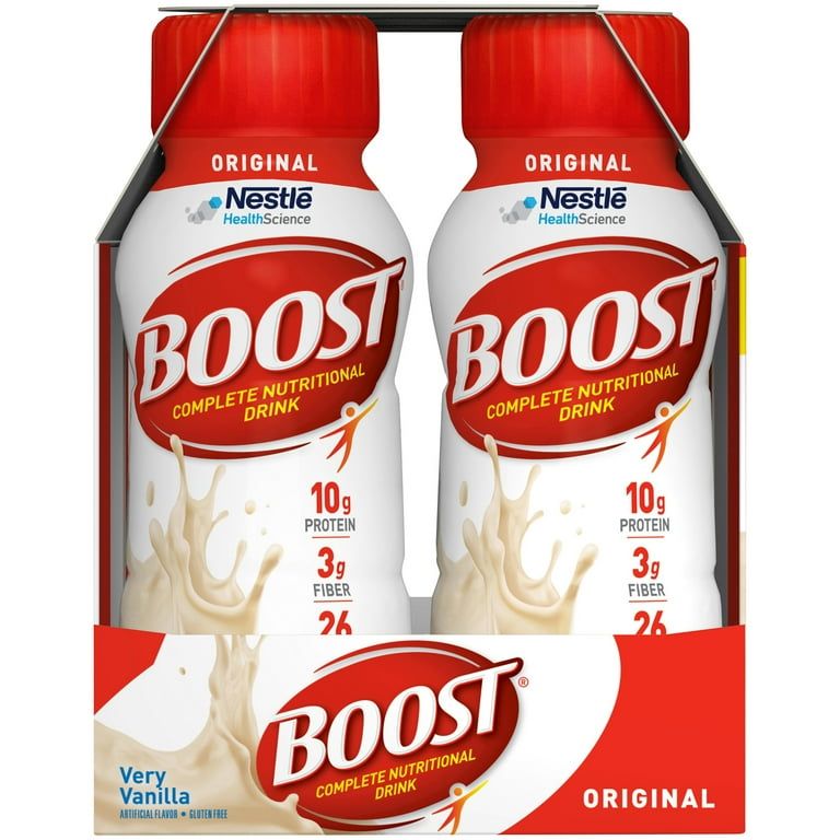 BOOST Original Balanced Nutritional Drink Protein Shakes, Very Vanilla, 8 fl oz, 6 Pack_1