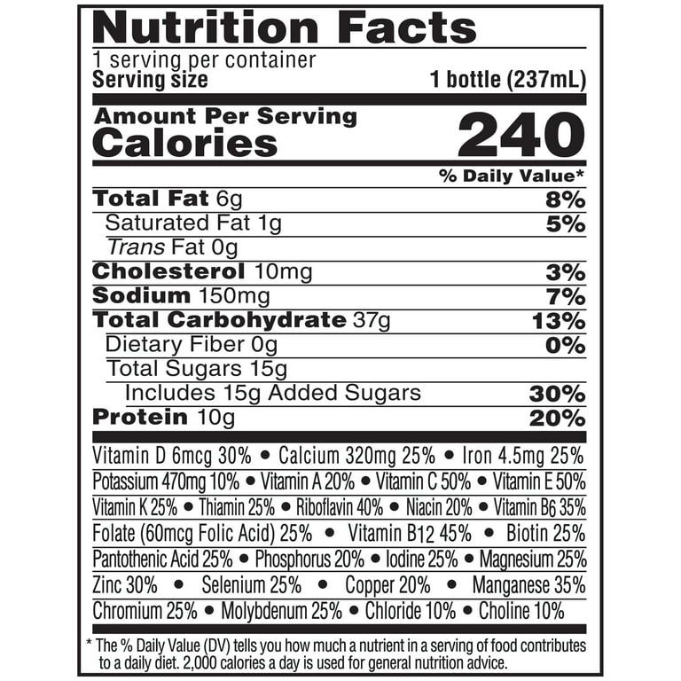 BOOST Original Peaches & Creme Flavored Nutritional Drink, 6-8 fl. oz. Bottles_3