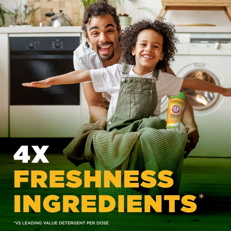 ARM & HAMMER Clean Scentsations In-Wash Scent Booster, Laundry Scent Booster Clean Meadow scent, 24 Oz_1