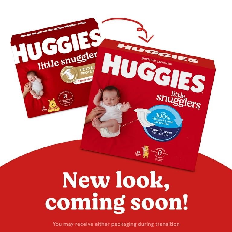 Huggies Little Snugglers Baby Diapers, Size 1 (8-14 lbs), 84 Ct_2