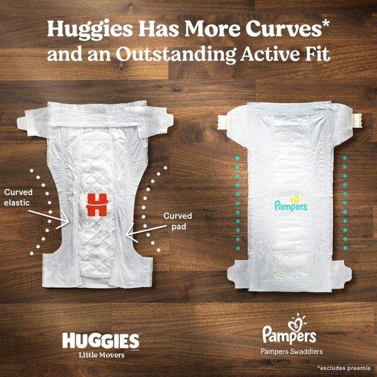 Huggies Little Snugglers Baby Diapers, Size 1 (8-14 lbs), 84 Ct_4