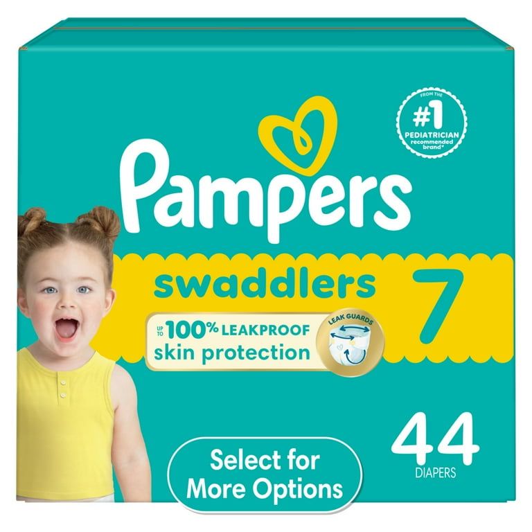 Pampers Swaddlers Diapers, Size 7, 44 Count_0