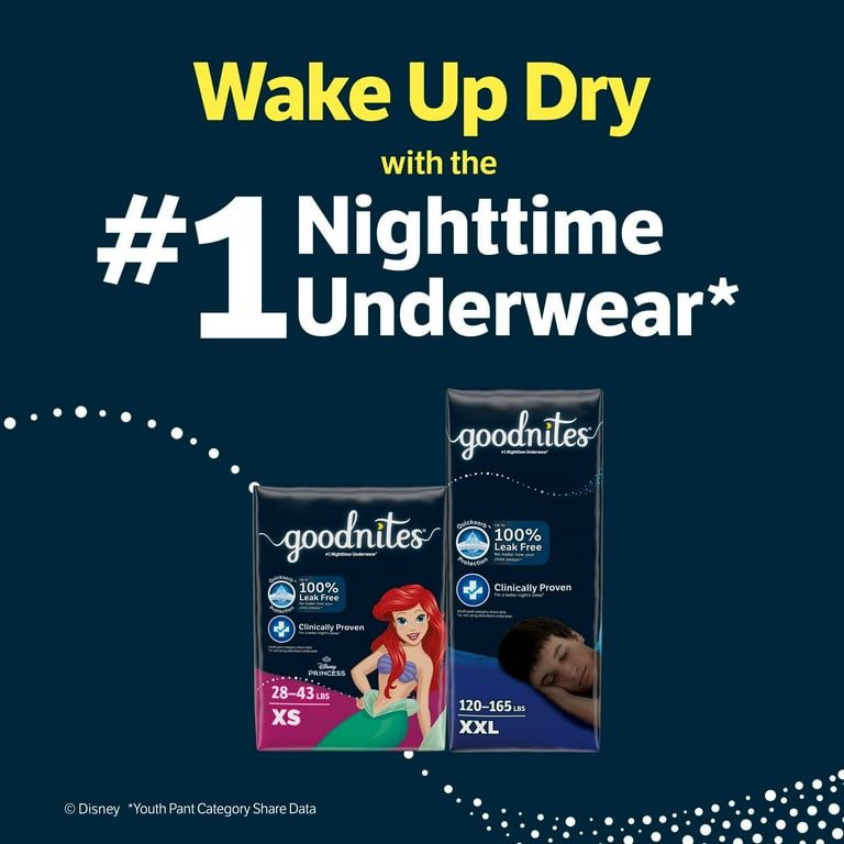 Goodnites Bedwetting Underwear for Girls, L (68-95 lbs), 34 Ct_8