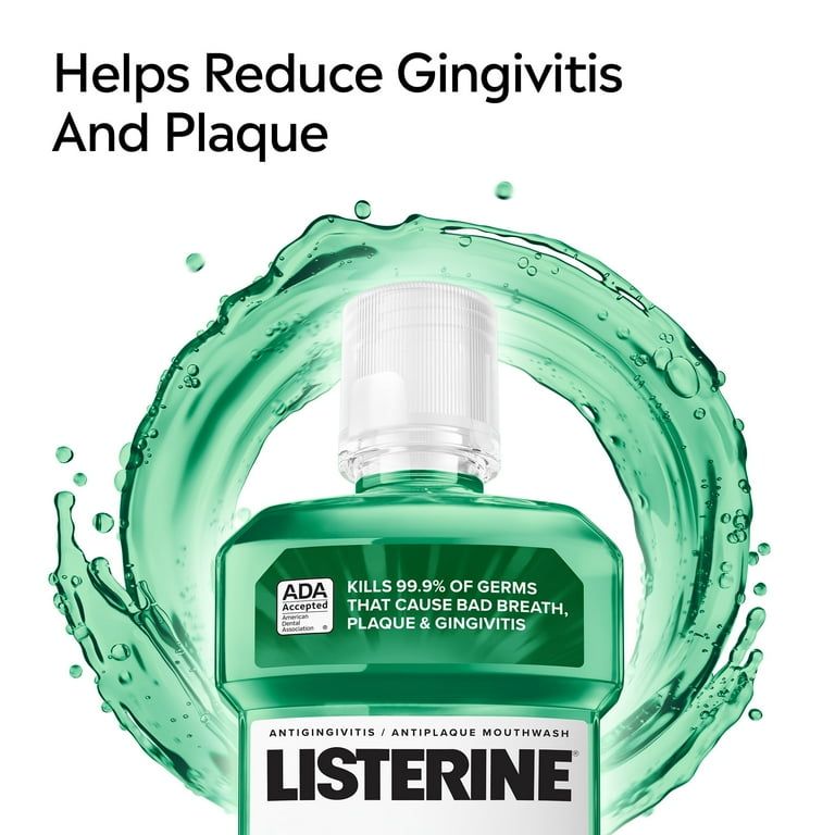 Listerine Freshburst Antiseptic Mouthwash Oral Care, Mint, 1 L_3