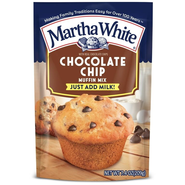 Martha White Chocolate Chip Muffin Mix, 7.4 oz Bag_0