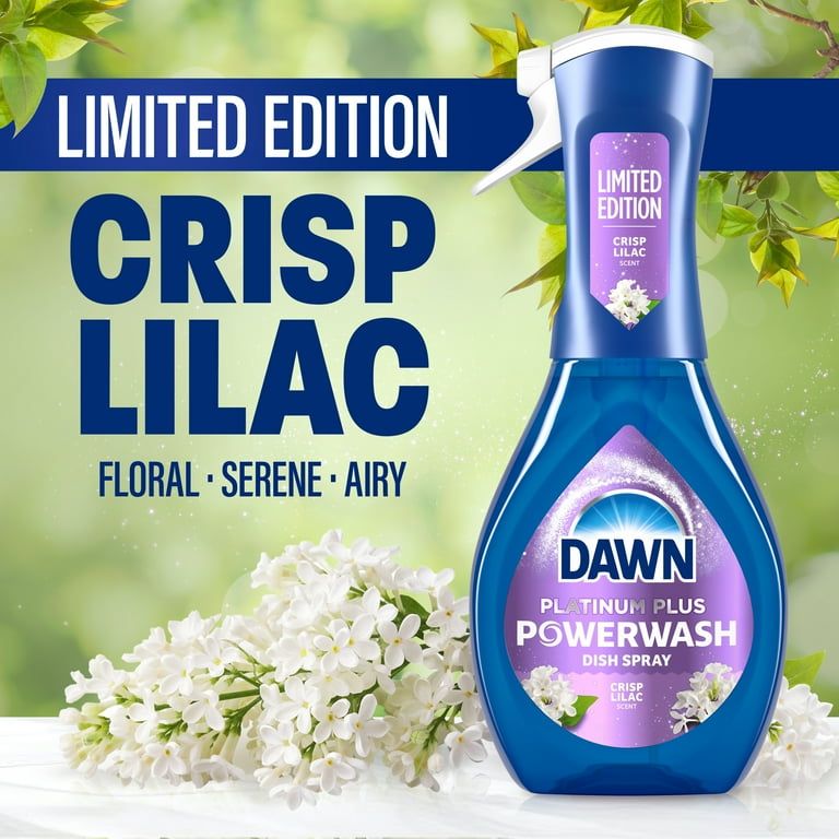 Dawn Powerwash Spray, Dish Soap, Dishwashing Liquid, Crisp Lilac, 16 Fl Oz_3