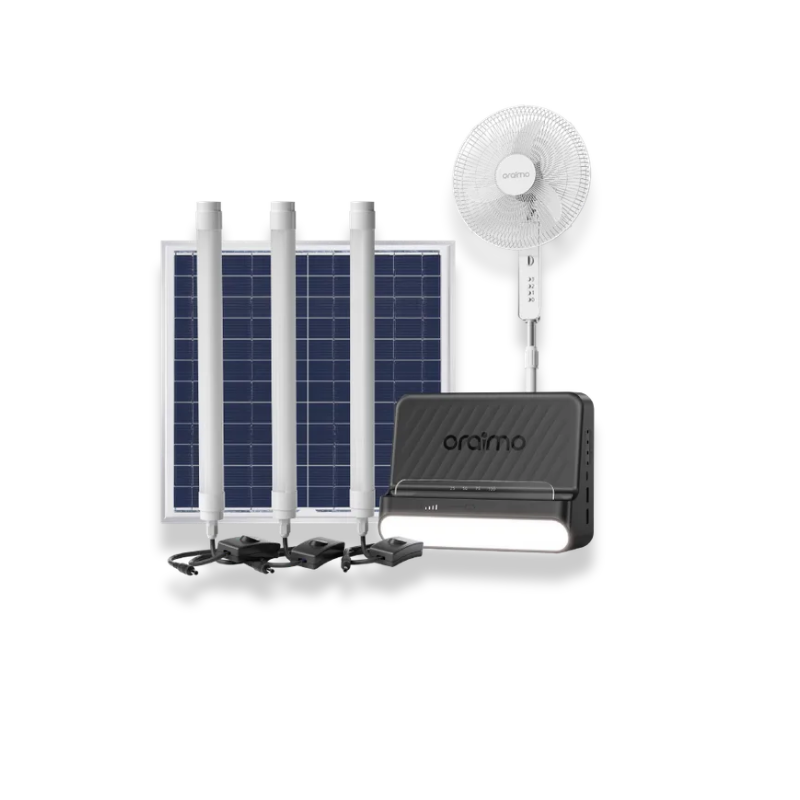 Oraimo OPS-176 PowerSolar 76 15W Solar + Fan Home Power System_0
