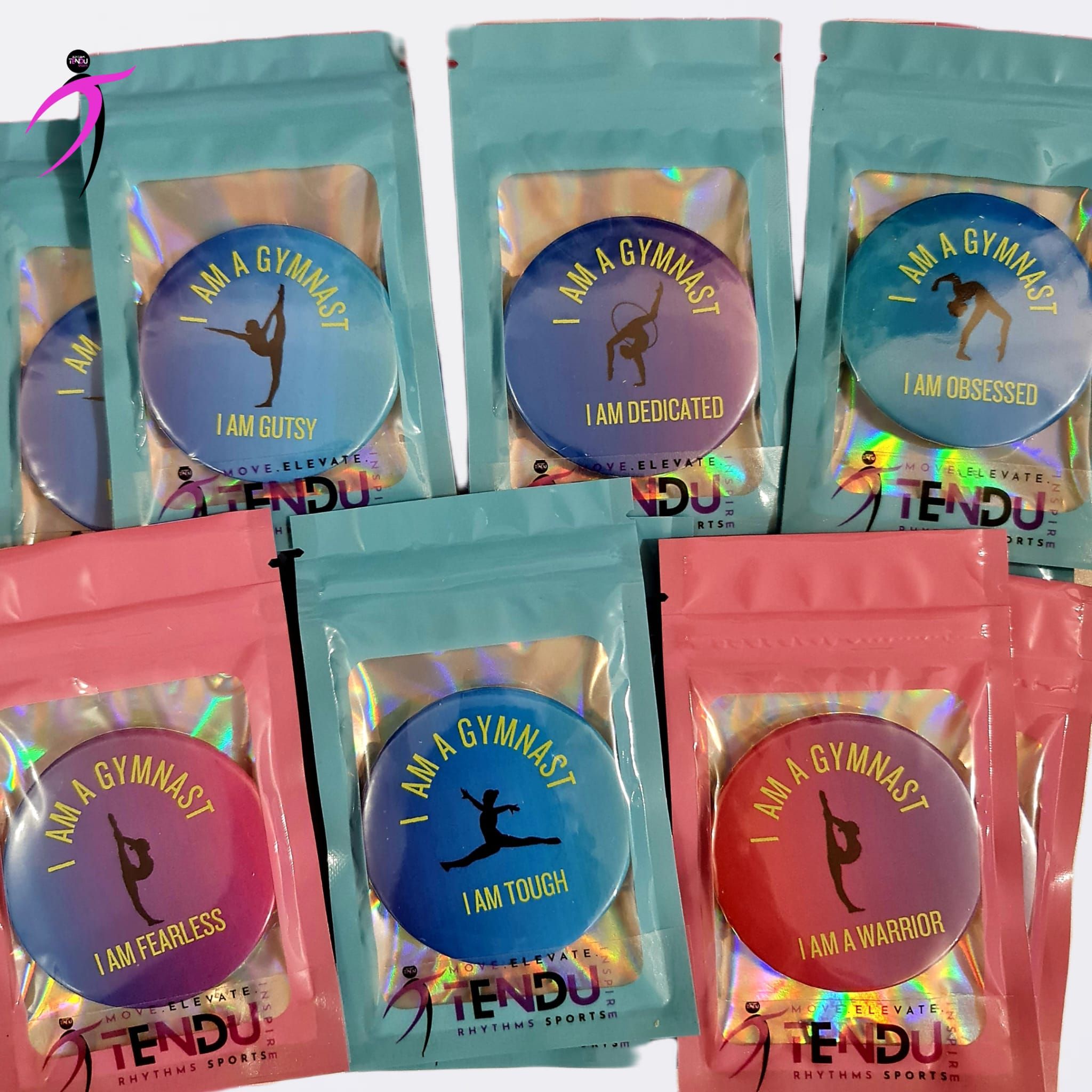 Tendu Rhythms Gymnastics Badge – “I Am a Gymnast” Collection_0