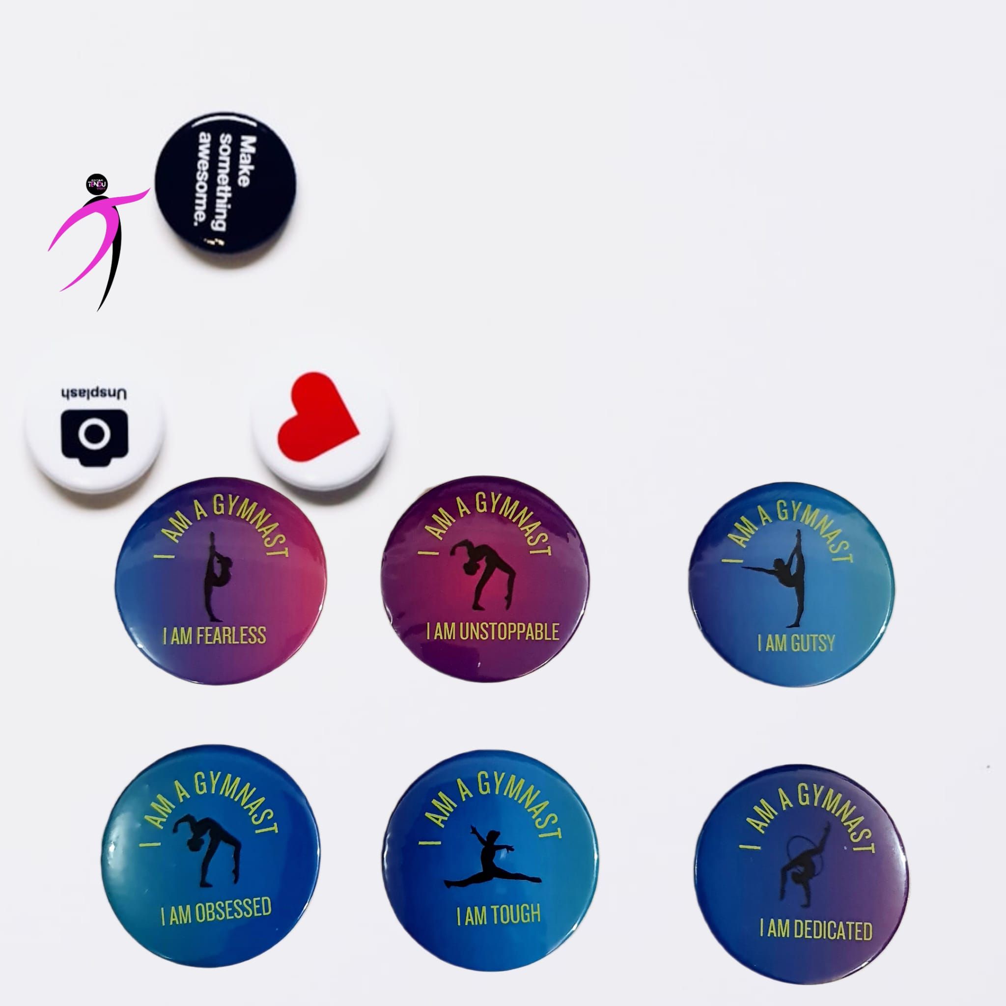 Tendu Rhythms Gymnastics Badge – “I Am a Gymnast” Collection_3