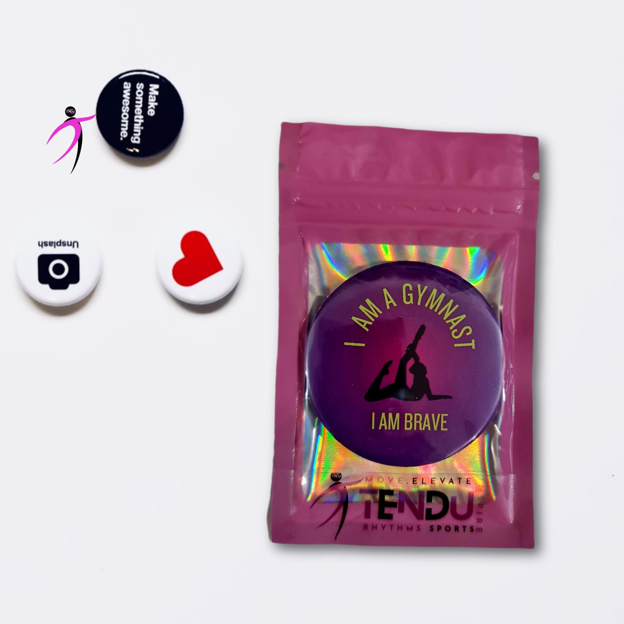 Tendu Rhythms Gymnastics Badge – “I Am a Gymnast” Collection_4