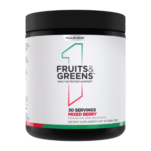 RULE 1 FRUITS & GREENS 30 SERVINGS MIXED BERRY_0