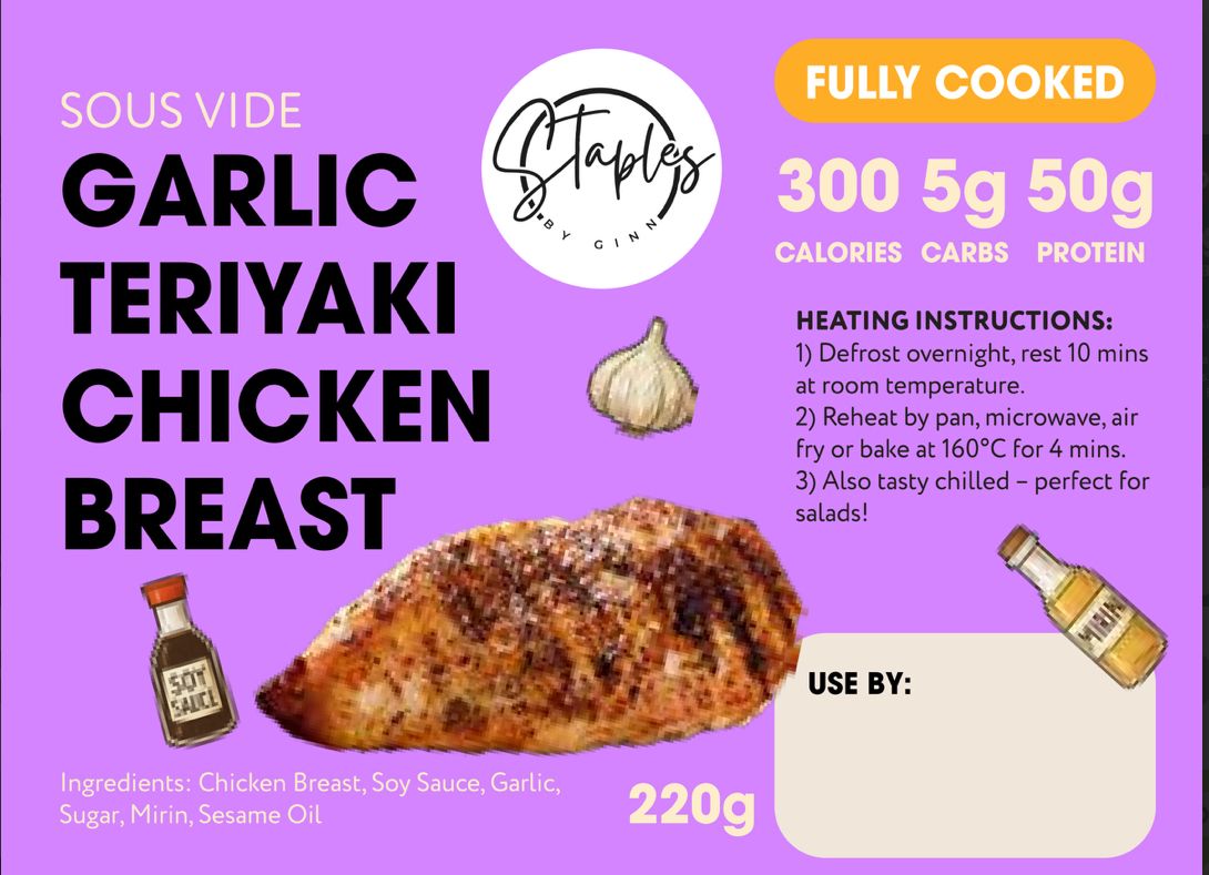 Chicken Breast: Garlic Teriyaki_0