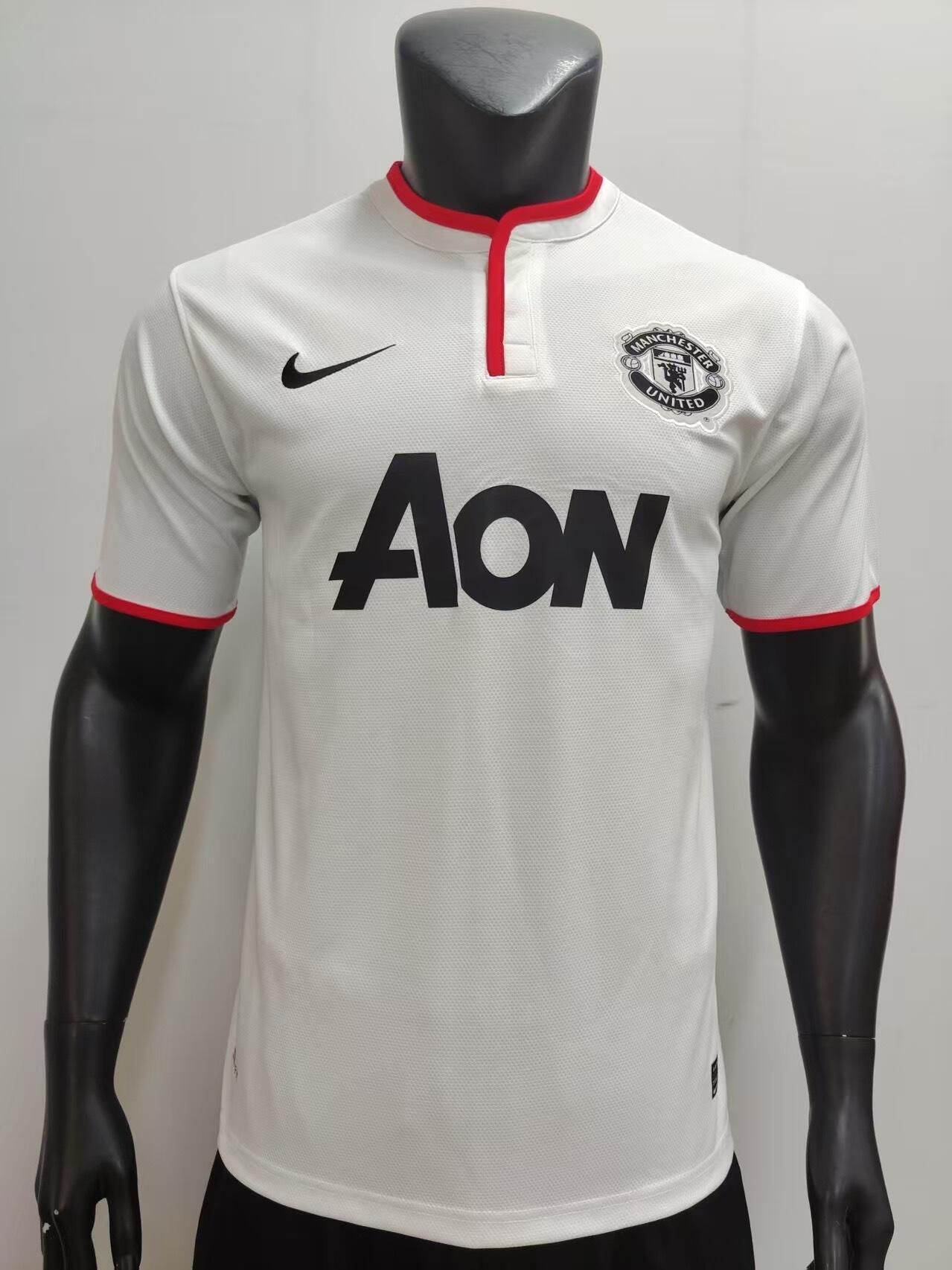 Manchester United 2012/13 Away Shirt (White / Red)_0