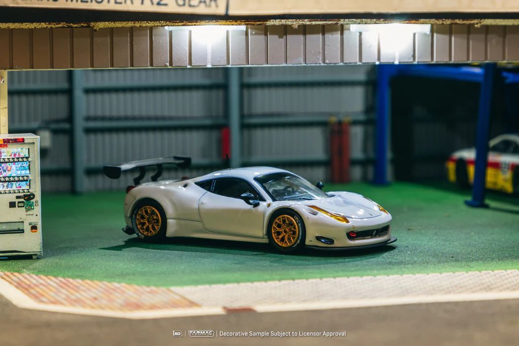TARMAC WORKS MODEL 1/64 FERRARI 458 ITALIA GT3 - WHITE_0