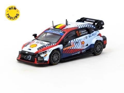 TARMAC WORKS MODEL 1/64 HYUNDAI i20 N RALLY 1 HYBRID RALLYE MONTE-CARLO 2024 WINNER_1
