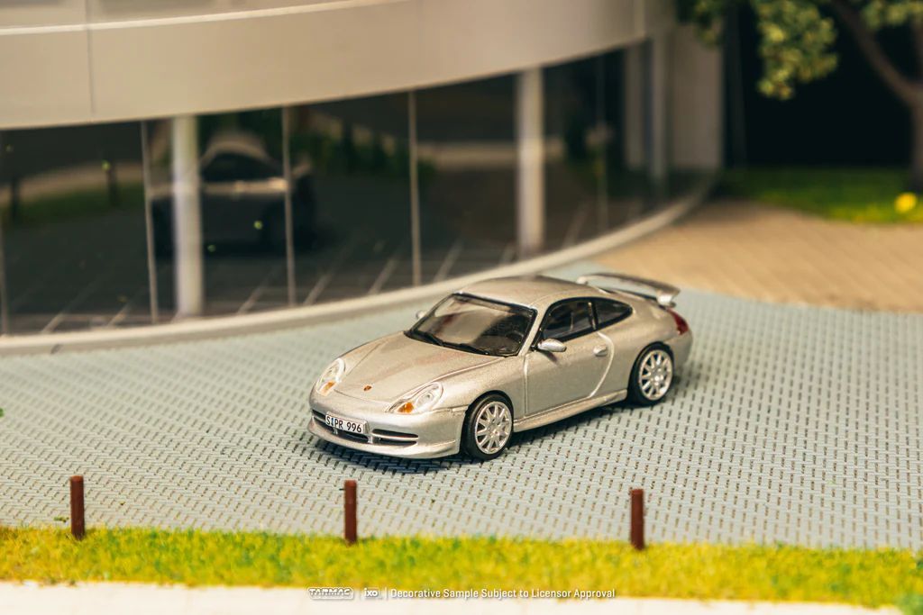 TARMAC WORKS MODEL 1/64 PORSCHE 911 GT3 (TYPE 996) - SILVER_0