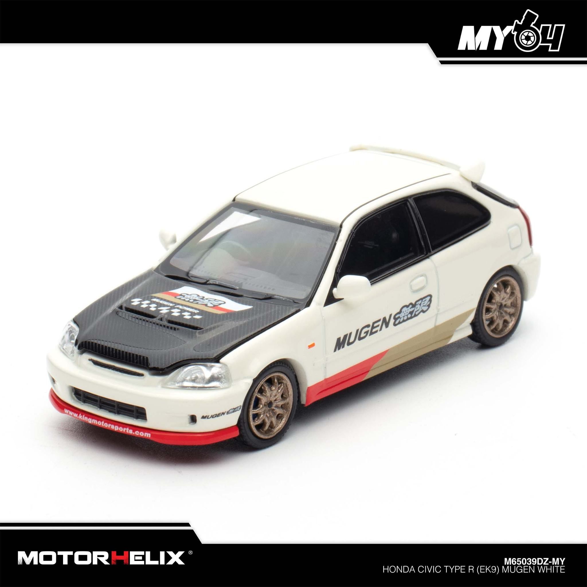 MOTOR HELIX MODEL 1/64 HONDA CIVIC EK9 MUGEN (TMCS EVENT SPECIAL)_1