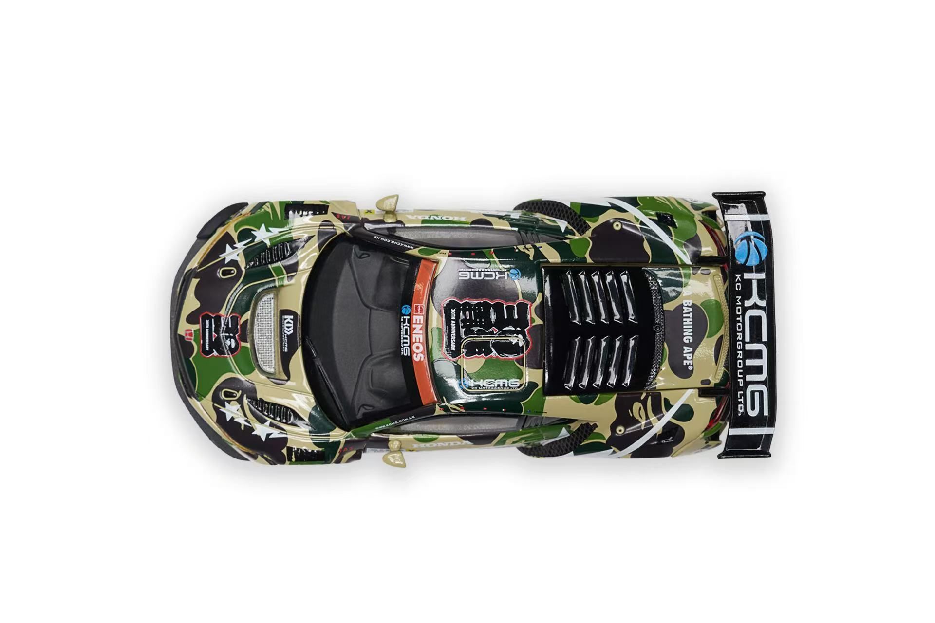 POP RACE MODEL 1/64 HONDA NSX GT3 EVO22 KCMG BATHING APE_5
