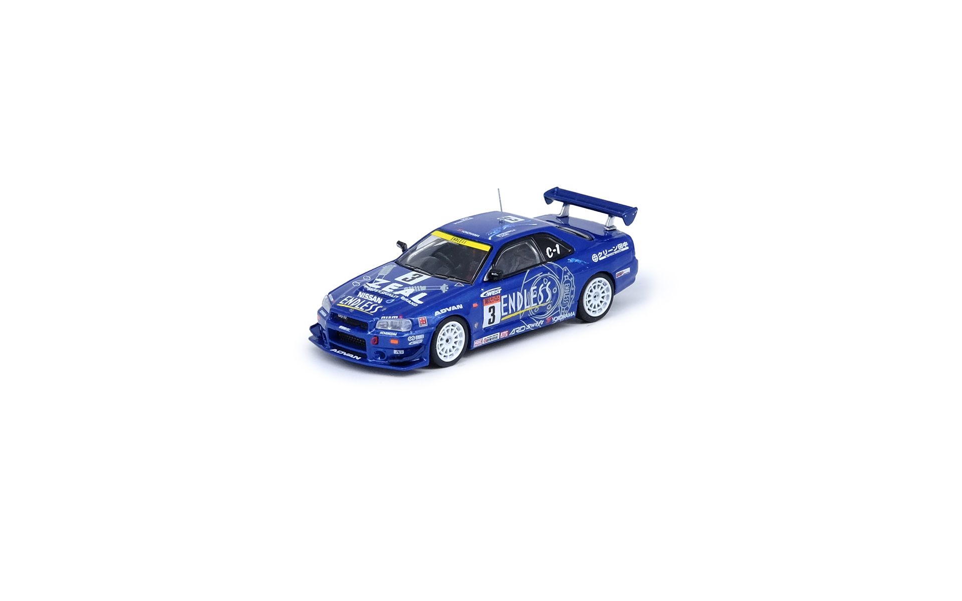 INNO MODEL 1/64 NISSAN SKYLINE GT-R (R34) #3 "ENDLESS ADVAN" Super Taikyu Series 2002 Winner_2