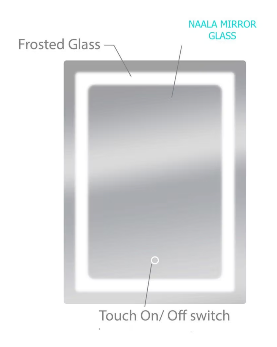 Espejo Allegro LED touch 50x70 cm_6