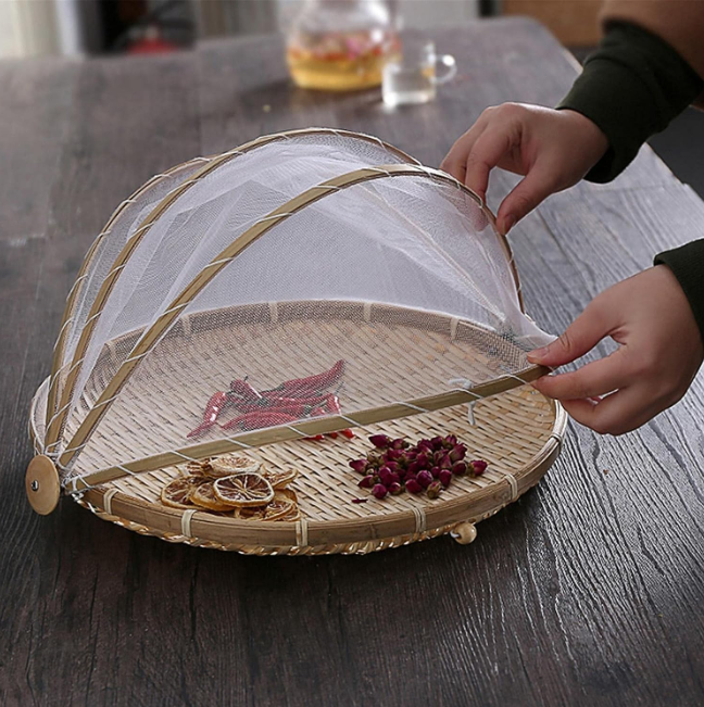 BAMBOO RATTAN TRAY WITH COVER _2