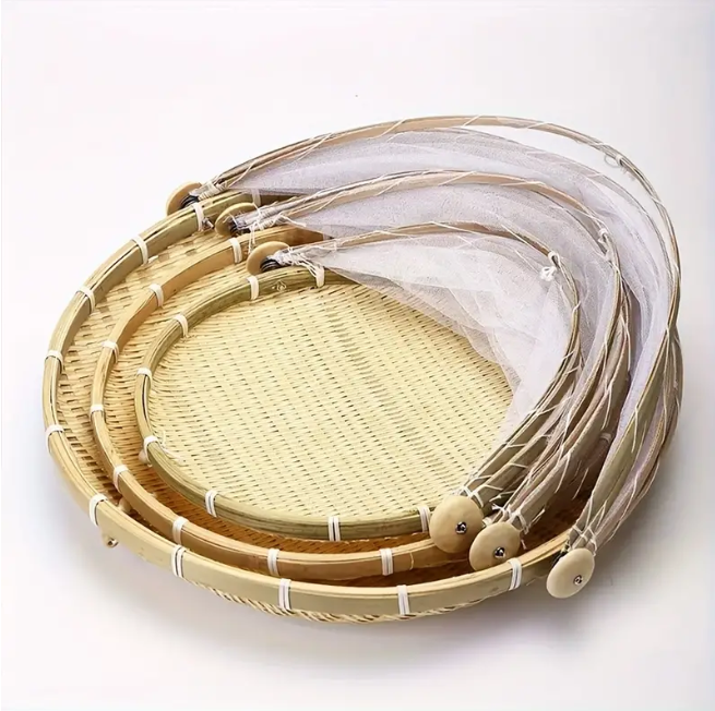 BAMBOO RATTAN TRAY WITH COVER _5