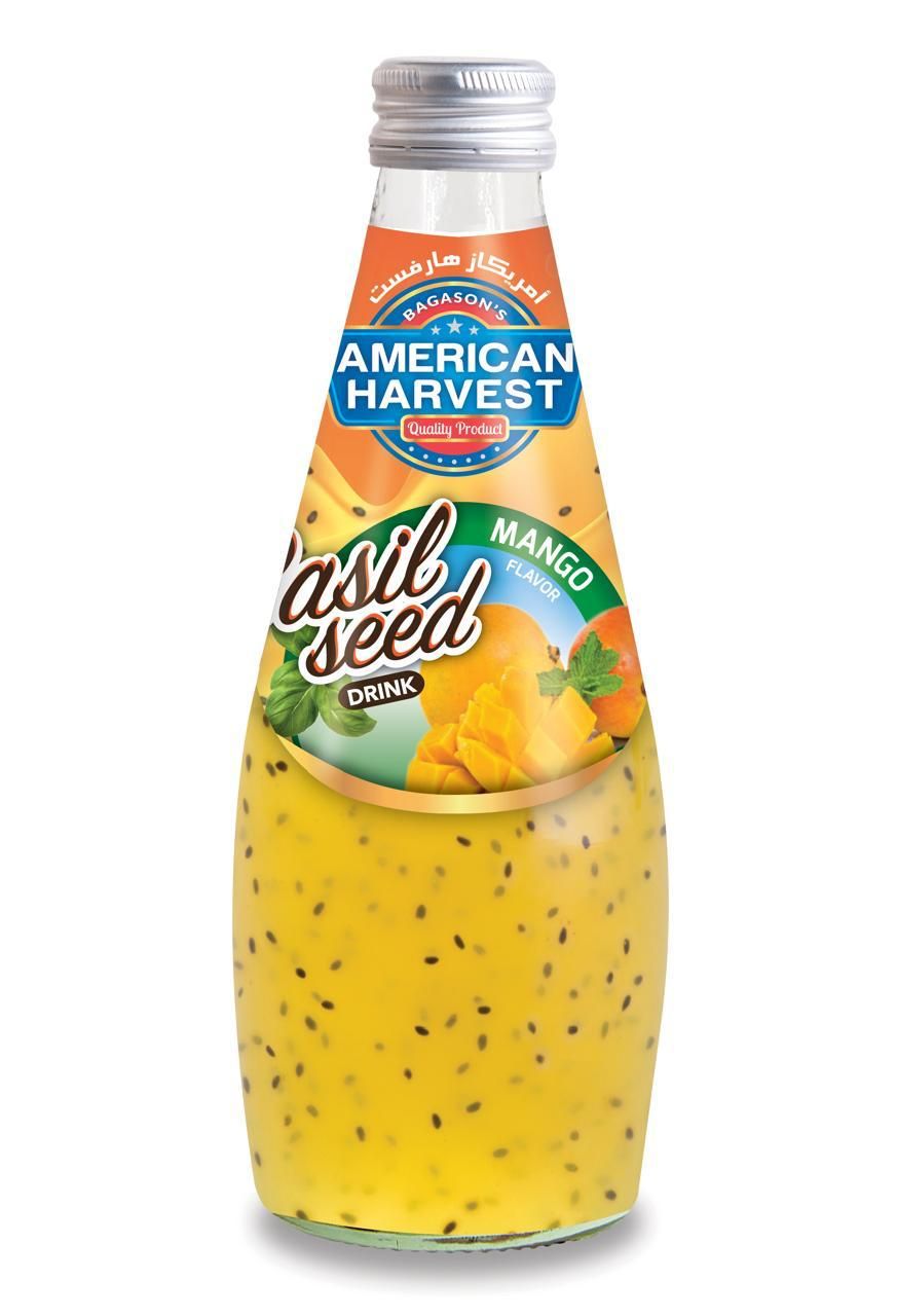 AMERICAN HARVEST BASIL SEED MANGO 290ML X24 - 20847_0