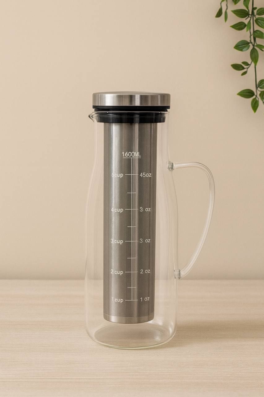 Cold Brew Pitcher (Stainless Steel Infuser) – 1500ml_0