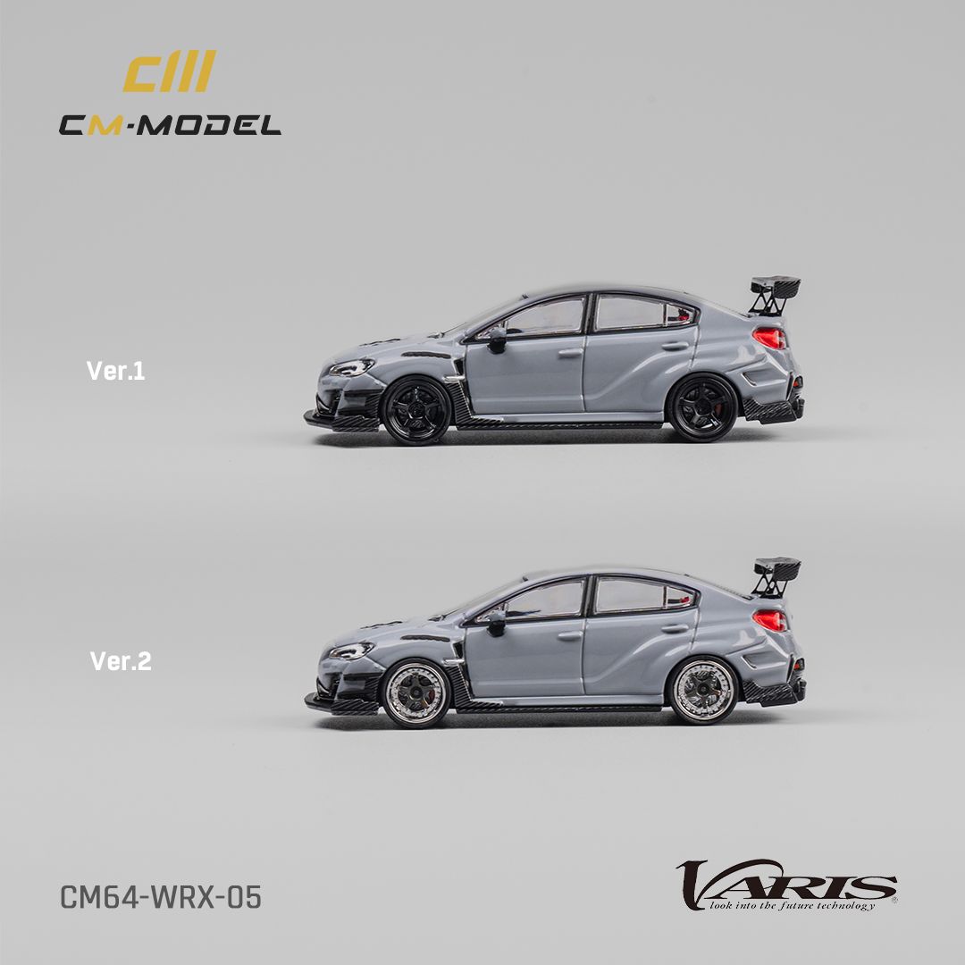 CM MODEL 1/64 Subaru WRX Varis Widebody 2.0 - GRAY_1
