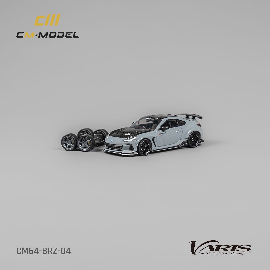 CM MODEL 1/64 Subaru BRZ Varis BRZ ARISING-1 GRAY_2