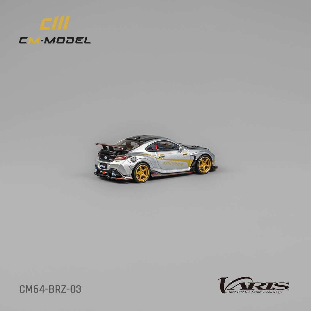 CM MODEL 1/64 SUBARU BRZ Varis ARISING-1 SILVER_6