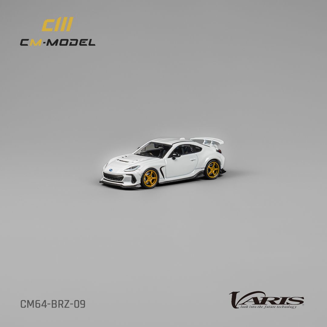 CM MODEL 1/64 Subaru BRZ Varis Widebody - WHITE_6